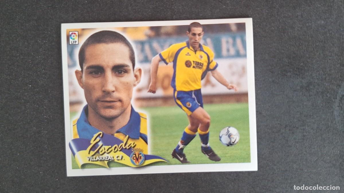 Cromos de F&uacute;tbol: L5 ESCODA VILLARREAL C. F. LIGA ESTE 2000 2001 00 01 NUNCA PEGADO SIN PEGAR