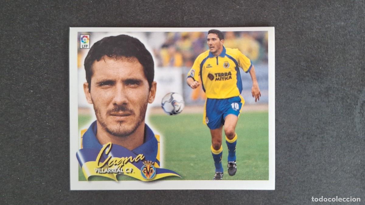 Cromos de F&uacute;tbol: L5 CAGNA VILLARREAL C. F. LIGA ESTE 2000 2001 00 01 NUNCA PEGADO SIN PEGAR