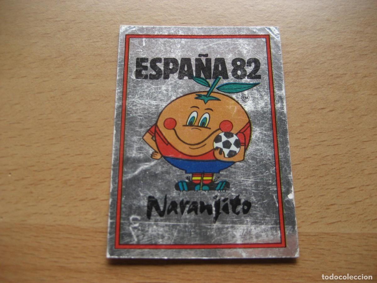 Cromos de F&uacute;tbol: ESPA&Ntilde;A 82 - N&ordm; 3 NARANJITO METALIZADO - PANINI