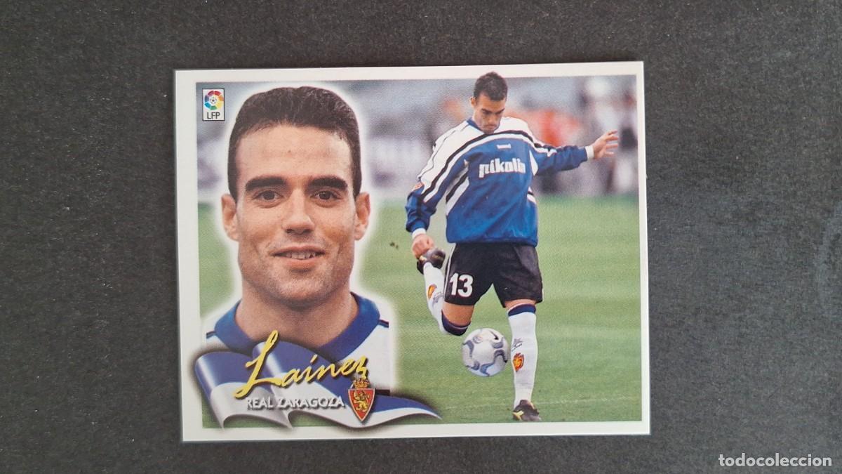 Cartes &agrave; collectionner de Football: L5 LAINEZ REAL ZARAGOZA LIGA ESTE 2000 2001 00 01 NUNCA PEGADO SIN PEGAR