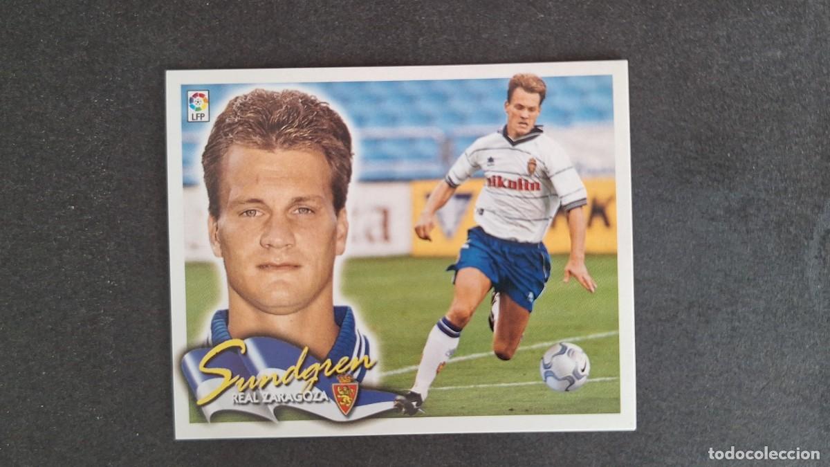 Cromos de Futebol: L5 SUNDGREN REAL ZARAGOZA LIGA ESTE 2000 2001 00 01 NUNCA PEGADO SIN PEGAR
