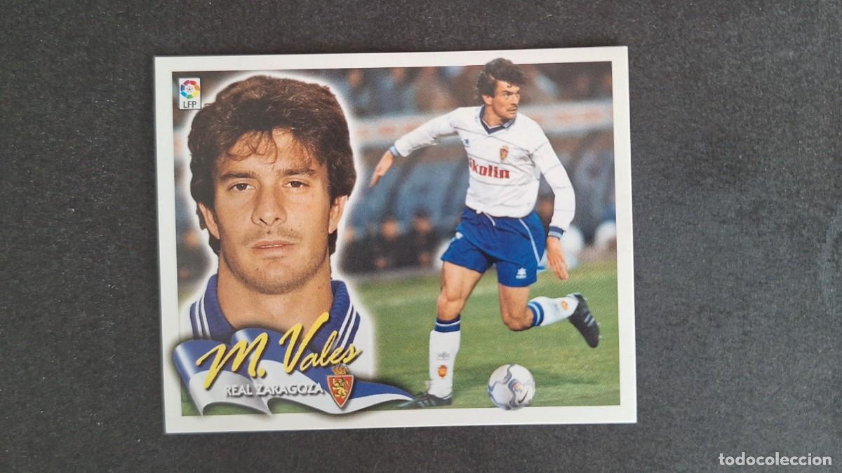 Cromos de Futebol: L5 MARCOS VALES REAL ZARAGOZA LIGA ESTE 2000 2001 00 01 NUNCA PEGADO SIN PEGAR