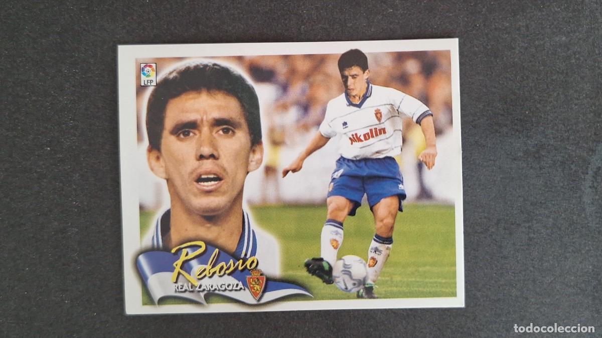 Cromos de Futebol: L5 REBOSIO REAL ZARAGOZA LIGA ESTE 2000 2001 00 01 NUNCA PEGADO SIN PEGAR