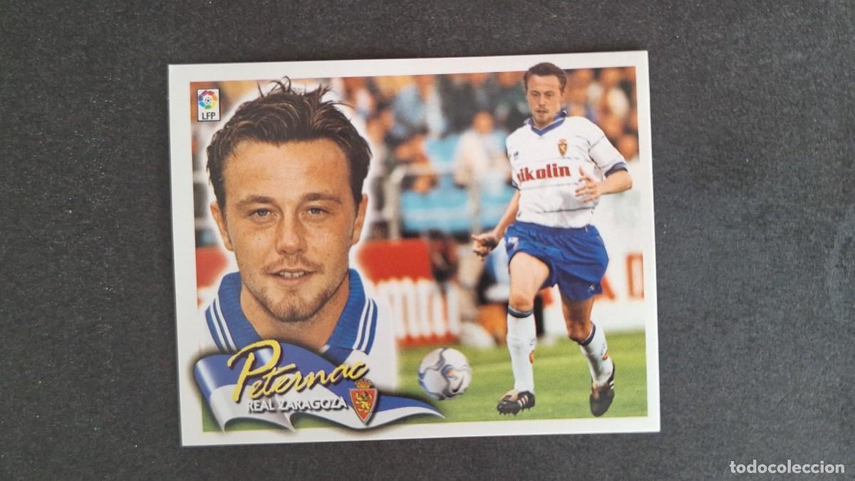 Cromos de F&uacute;tbol: L5 PETERNAC REAL ZARAGOZA LIGA ESTE 2000 2001 00 01 NUNCA PEGADO SIN PEGAR
