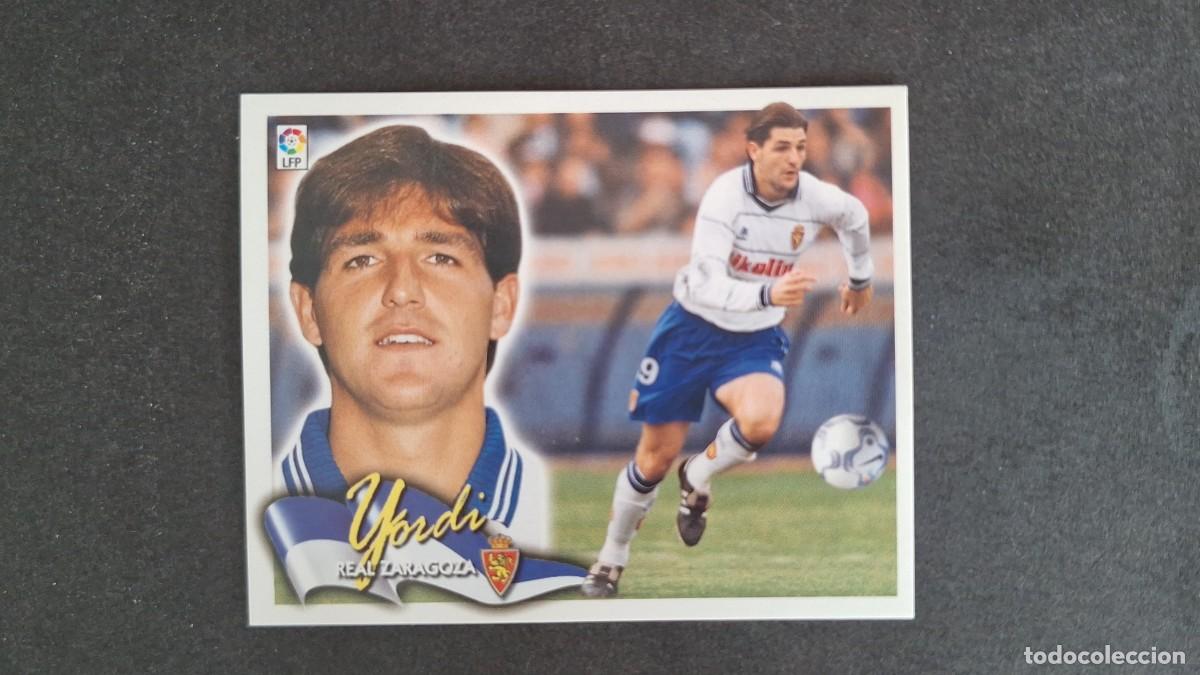 Cromos de F&uacute;tbol: L5 YORDI REAL ZARAGOZA LIGA ESTE 2000 2001 00 01 NUNCA PEGADO SIN PEGAR