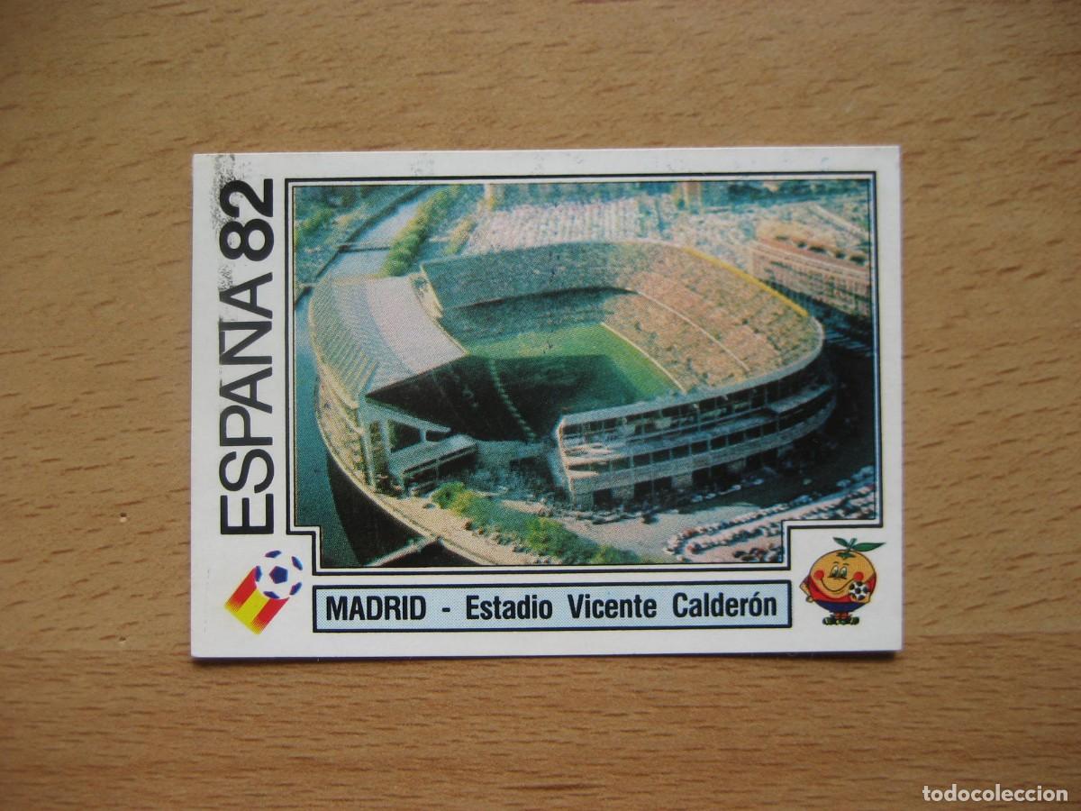 Cartes &agrave; collectionner de Football: ESPA&Ntilde;A 82 - N&ordm; 12 ESTADIO VICENTE CALDERON - PANINI