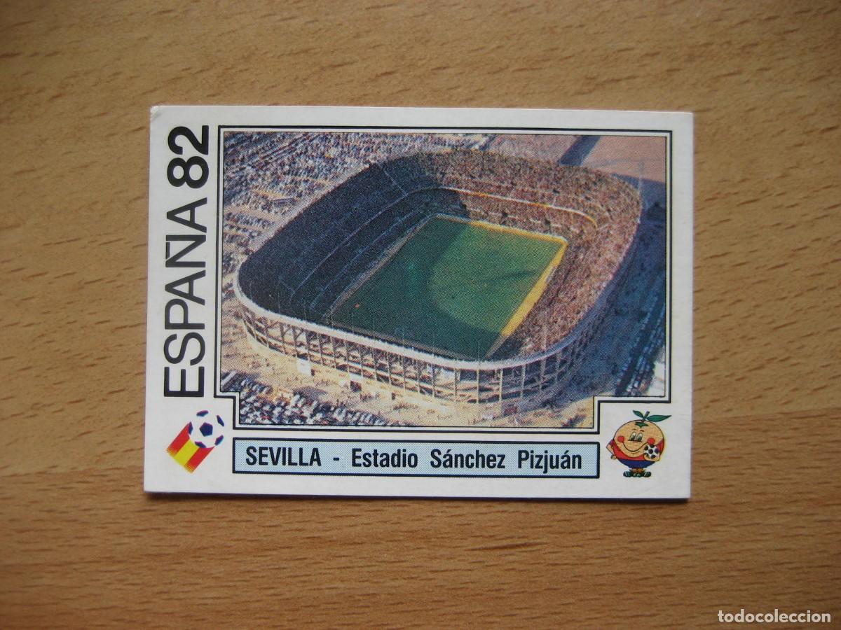 Figurine di Calcio: ESPA&Ntilde;A 82 - N&ordm; 15 ESTADIO SANCHEZ PIZJUAN - PANINI