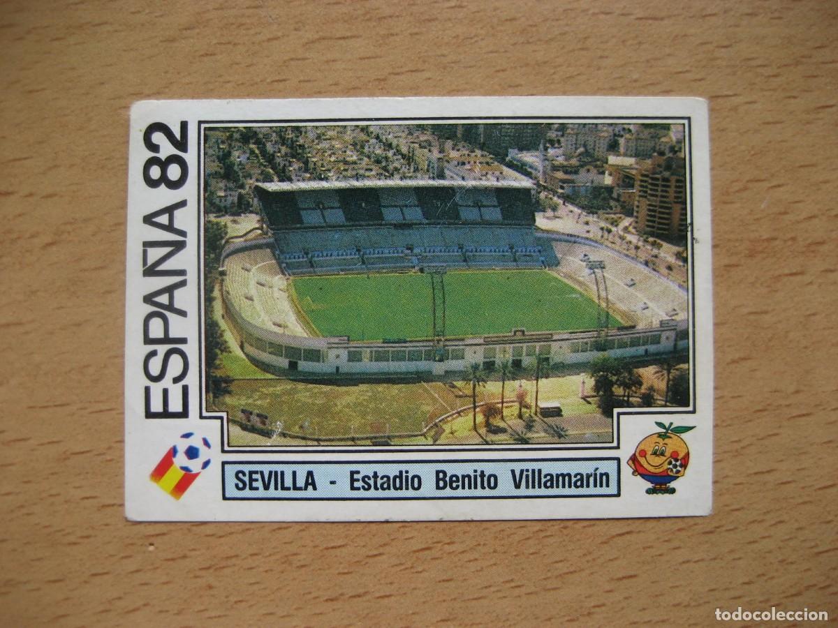 Figurine di Calcio: ESPA&Ntilde;A 82 - N&ordm; 16 ESTADIO BENITO VILLAMARIN - PANINI