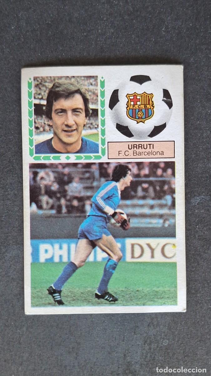 Figurine di Calcio: L4 URRUTI F. C. BARCELONA LIGA ESTE 1983 1984 83 84 DESPEGADO RECUPERADO