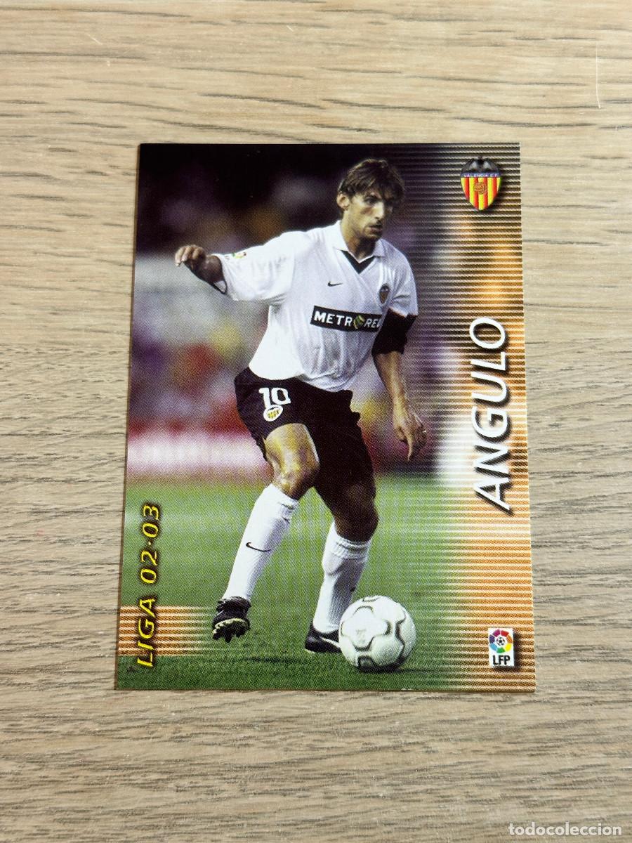 Figurine di Calcio: ANGULO n&ordm; 321 VALENCIA MEGAFICHAS 2002 2003 MEGACRACKS PANINI 02 03