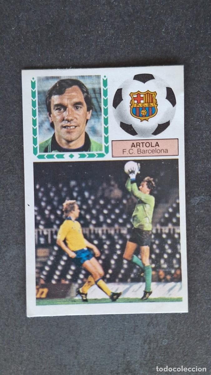 Football Stickers: L4 ARTOLA F. C. BARCELONA LIGA ESTE 1983 1984 83 84 DESPEGADO RECUPERADO