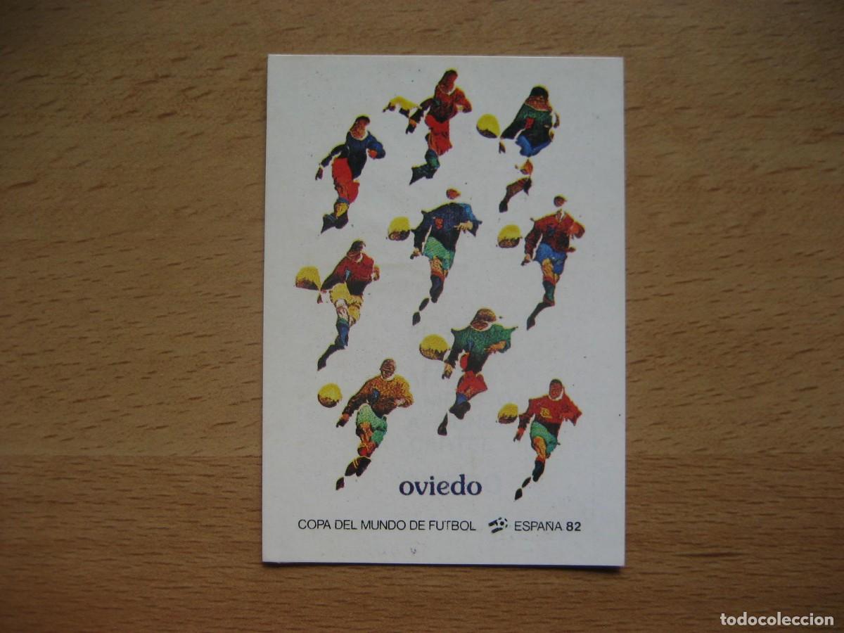 Football Stickers: ESPA&Ntilde;A 82 - N&ordm; 17 CARTEL OVIEDO - PANINI