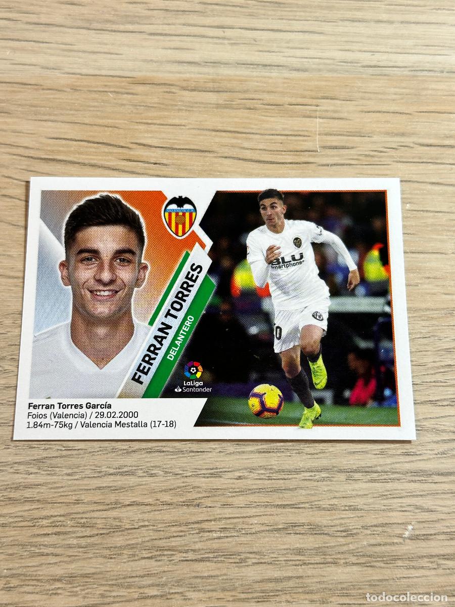 Football Stickers: FERRAN TORRES n&ordm; 14 B VALENCIA LIGA ESTE 2019 2020 SIN PEGAR NUEVO 19 20