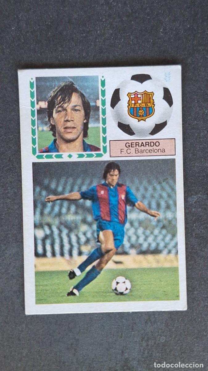 Football Stickers: L4 GERARDO F. C. BARCELONA LIGA ESTE 1983 1984 83 84 DESPEGADO RECUPERADO