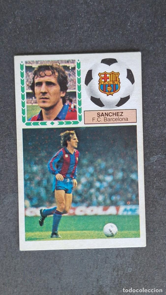 Football Stickers: L4 SANCHEZ F. C. BARCELONA LIGA ESTE 1983 1984 83 84 DESPEGADO RECUPERADO
