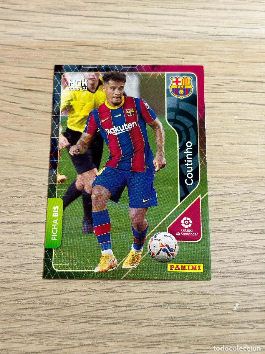 Cromos de F&uacute;tbol: COUTINHO N&ordm; 67 BIS MEGACRACKS 2020 2021 FC BARCELONA 20 21 MGK