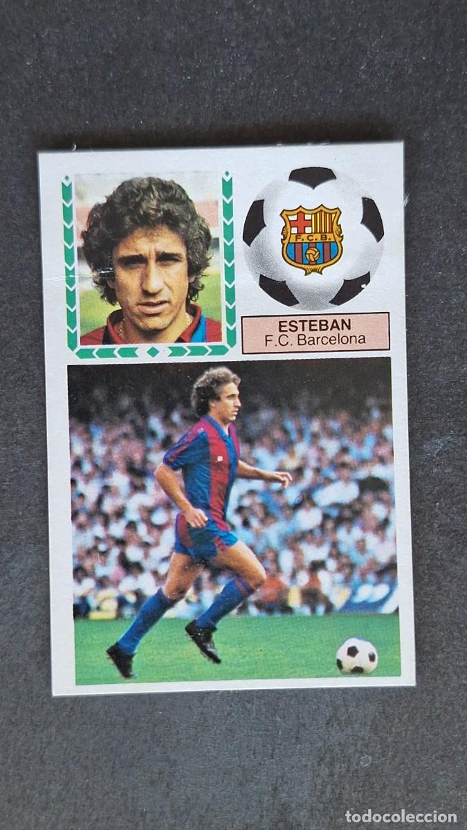 Cromos de F&uacute;tbol: L4 ESTEBAN F. C. BARCELONA LIGA ESTE 1983 1984 83 84 DESPEGADO RECUPERADO