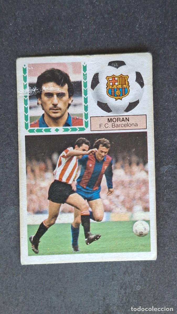 Cromos de F&uacute;tbol: L4 MORAN F. C. BARCELONA LIGA ESTE 1983 1984 83 84 DESPEGADO RECUPERADO