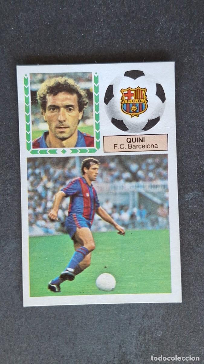 Cromos de F&uacute;tbol: L4 QUINI F. C. BARCELONA LIGA ESTE 1983 1984 83 84 DESPEGADO RECUPERADO
