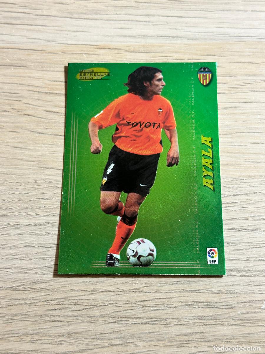 Cromos de F&uacute;tbol: AYALA 369 VALENCIA MEGAESTRELLAS 2004 2005 MEGAFICHAS PANINI MEAGACRACKS 04 05