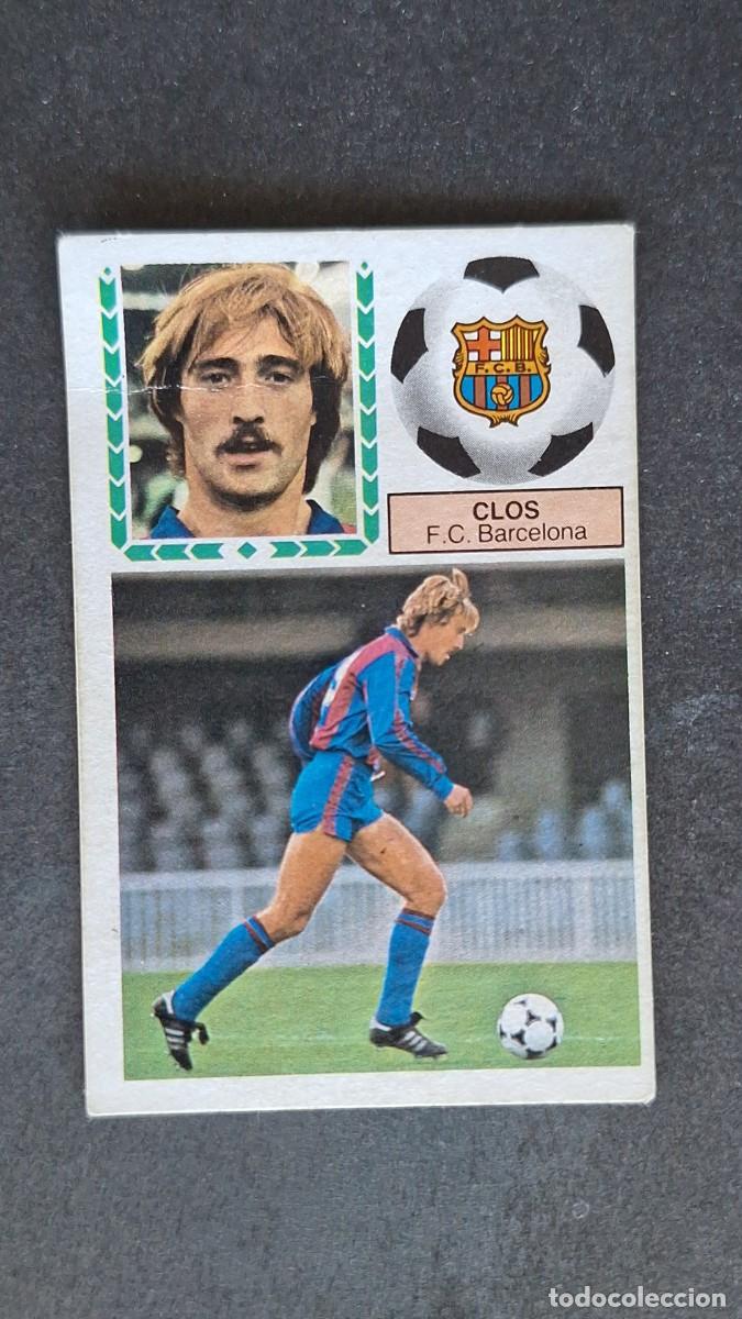 Cromos de F&uacute;tbol: L4 CLOS F. C. BARCELONA LIGA ESTE 1983 1984 83 84 DESPEGADO RECUPERADO