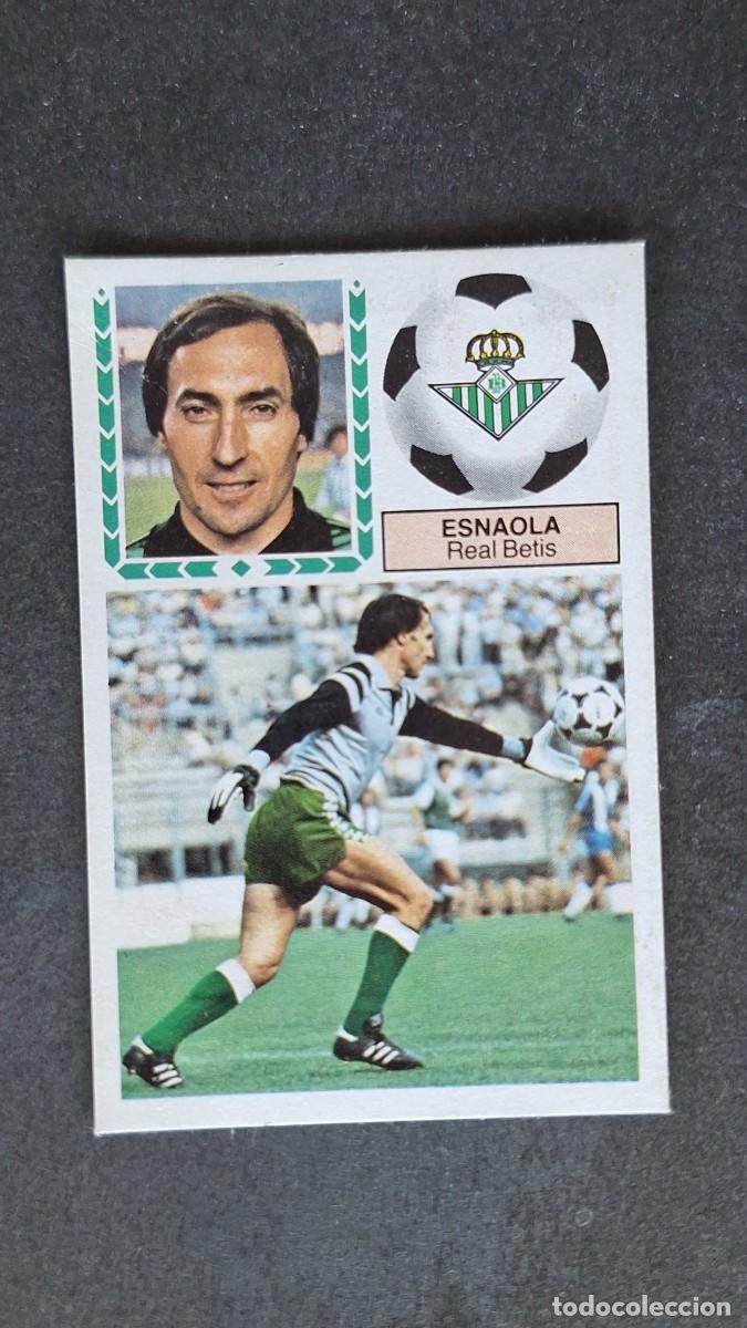 Cromos de F&uacute;tbol: L4 ESNAOLA REAL BETIS BALOMPIE LIGA ESTE 1983 1984 83 84 DESPEGADO RECUPERADO