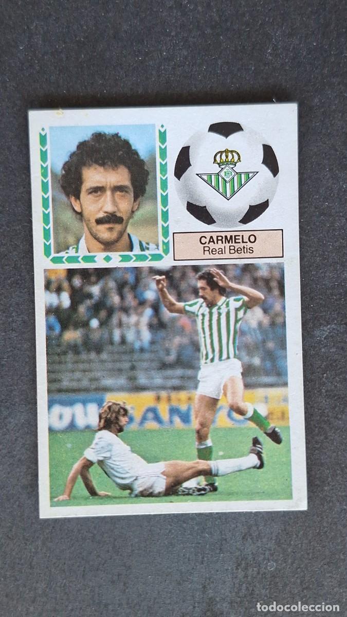 Cromos de F&uacute;tbol: L4 CARMELO REAL BETIS BALOMPIE LIGA ESTE 1983 1984 83 84 DESPEGADO RECUPERADO