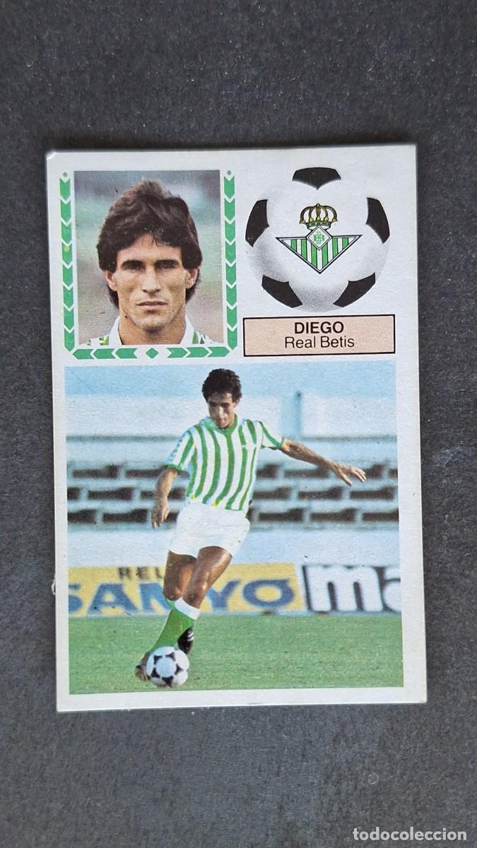 Cromos de F&uacute;tbol: L4 DIEGO REAL BETIS BALOMPIE LIGA ESTE 1983 1984 83 84 DESPEGADO RECUPERADO