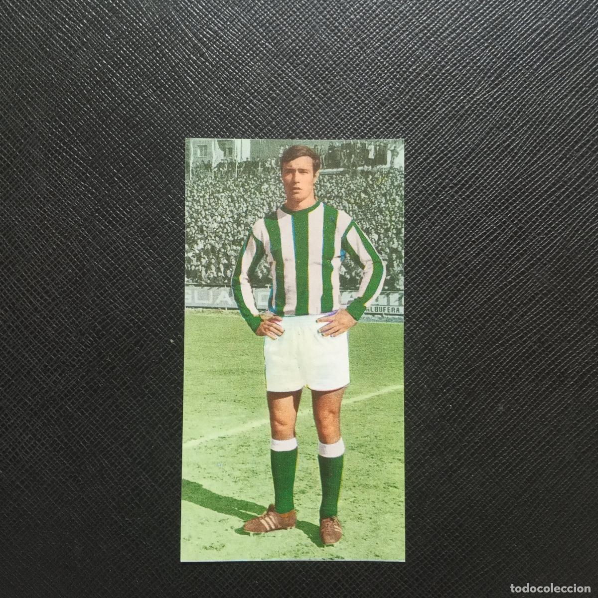Cromos de F&uacute;tbol: 373 SANTI REAL BETIS RUIZ ROMERO 1969 1970 CROMO LIGA FUTBOL 69 70 - SIN PEGAR - (X4)