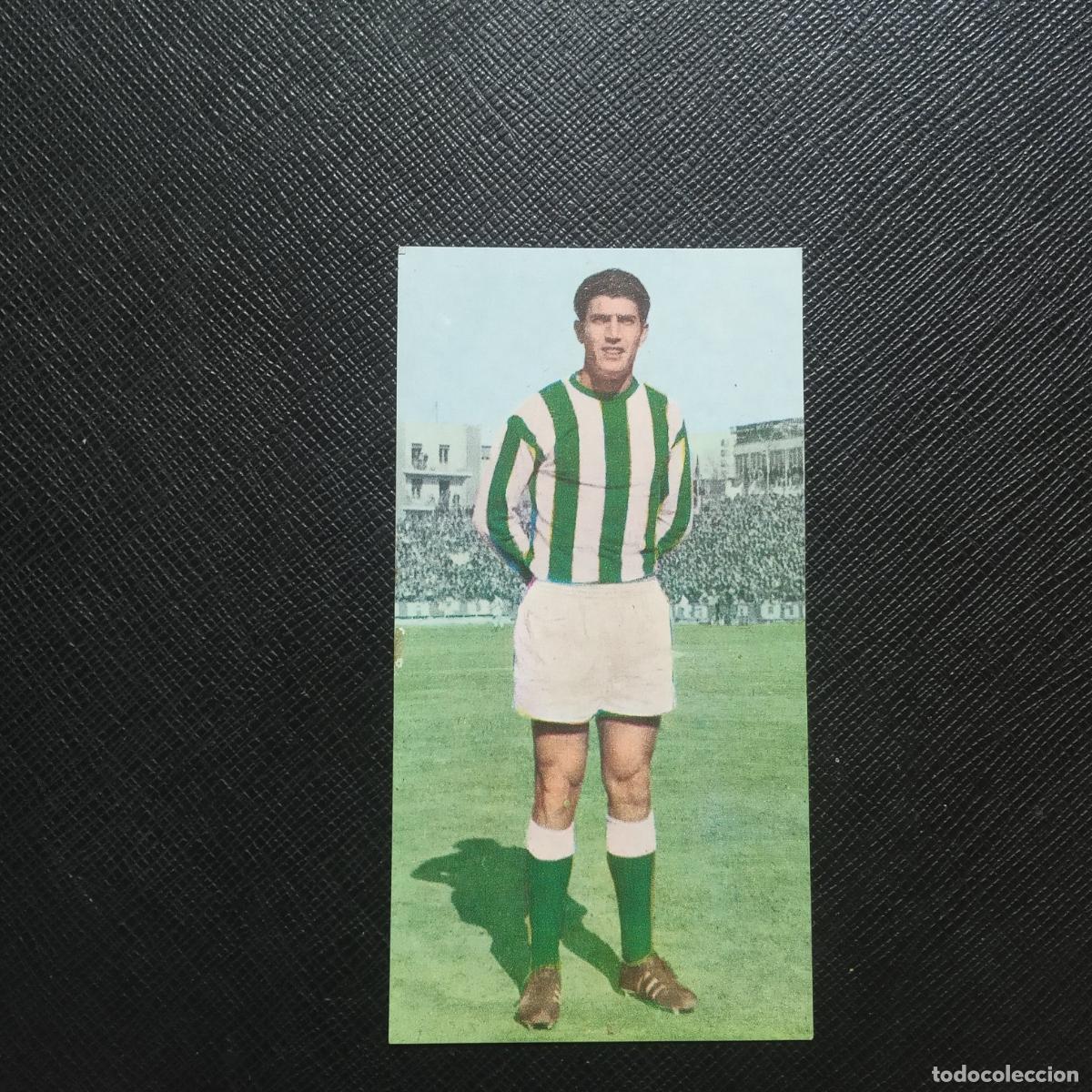 Cromos de F&uacute;tbol: 379 ROGELIO REAL BETIS RUIZ ROMERO 1969 1970 CROMO LIGA FUTBOL 69 70 - SIN PEGAR - (X4)