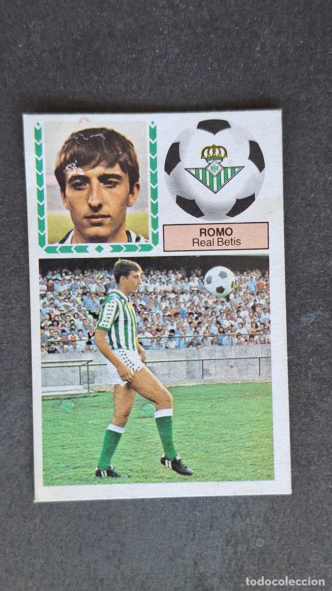 Cromos de F&uacute;tbol: L4 ROMO REAL BETIS BALOMPIE LIGA ESTE 1983 1984 83 84 DESPEGADO RECUPERADO