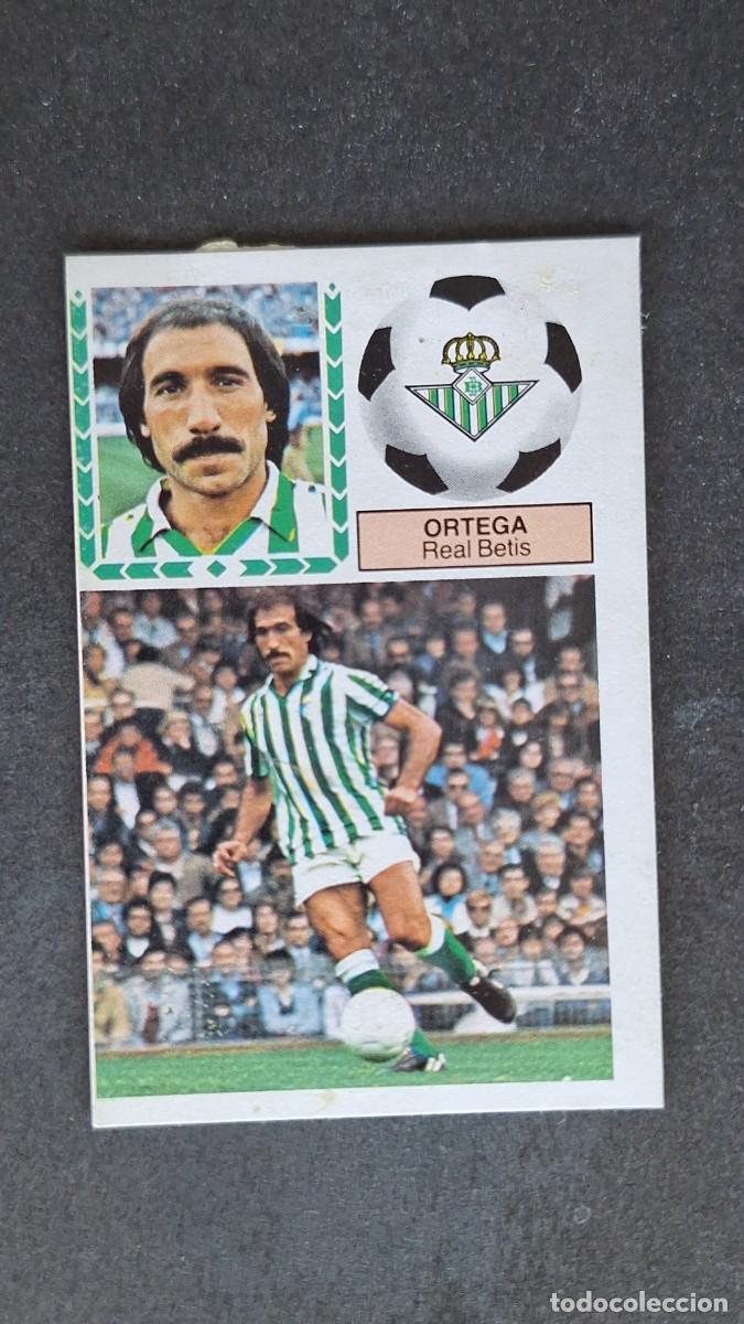 Cromos de F&uacute;tbol: L4 ORTEGA REAL BETIS BALOMPIE LIGA ESTE 1983 1984 83 84 DESPEGADO RECUPERADO