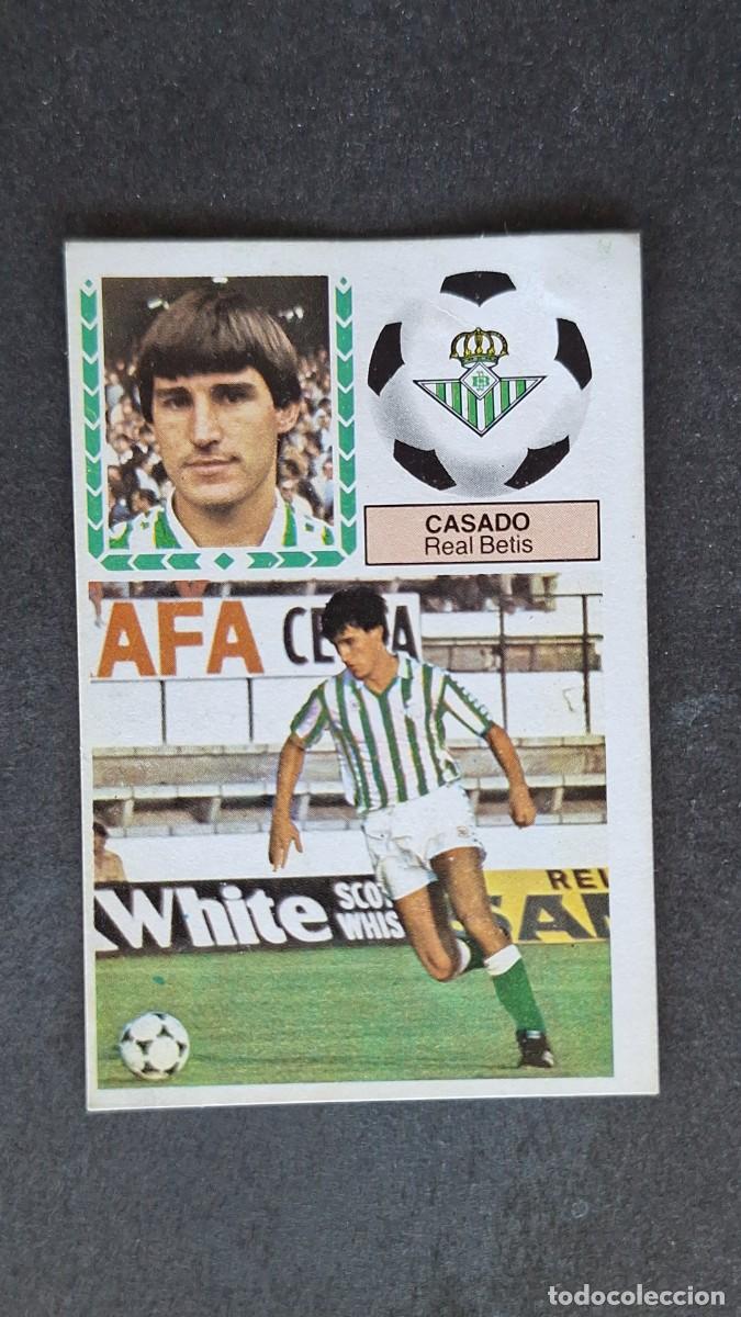 Cromos de F&uacute;tbol: L4 CASADO REAL BETIS BALOMPIE LIGA ESTE 1983 1984 83 84 DESPEGADO RECUPERADO