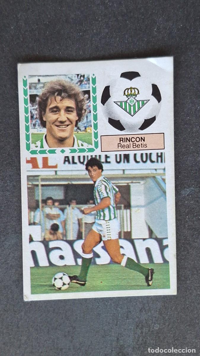 Cromos de F&uacute;tbol: L4 RINCON REAL BETIS BALOMPIE LIGA ESTE 1983 1984 83 84 DESPEGADO RECUPERADO