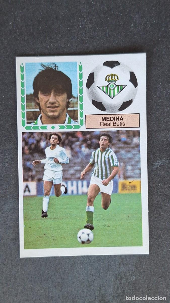 Fu&szlig;ball-Sticker: L4 MEDINA REAL BETIS BALOMPIE LIGA ESTE 1983 1984 83 84 DESPEGADO RECUPERADO