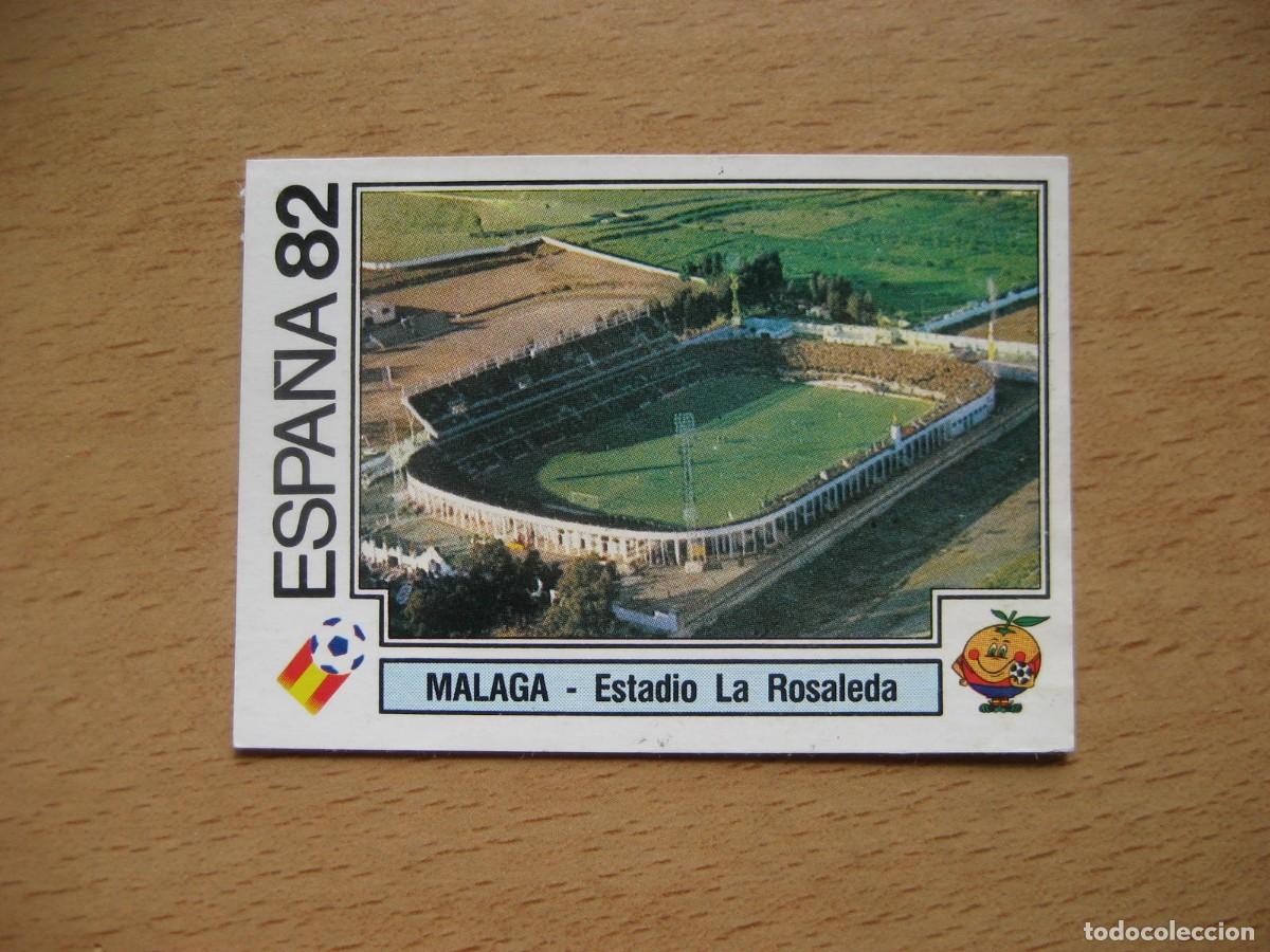 Fu&szlig;ball-Sticker: ESPA&Ntilde;A 82 - N&ordm; 35 ESTADIO LA ROSALEDA - PANINI