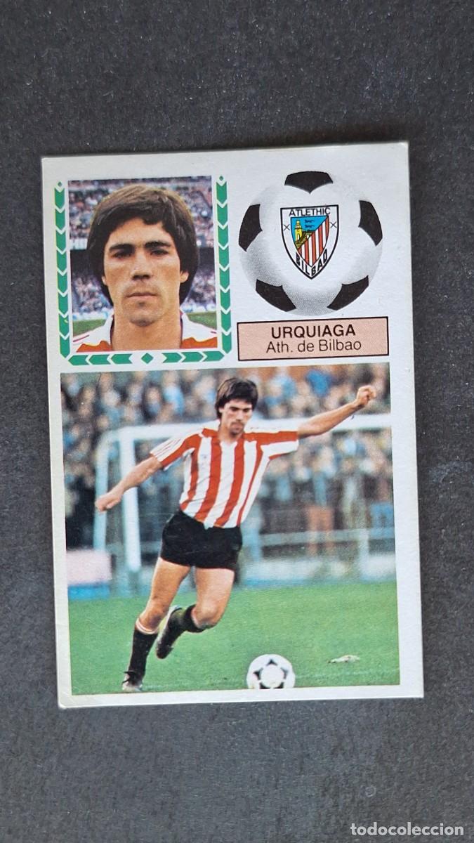 Fu&szlig;ball-Sticker: L4 URQUIAGA ATHLETIC CLUB DE BILBAO LIGA ESTE 1983 1984 83 84 DESPEGADO RECUPERADO