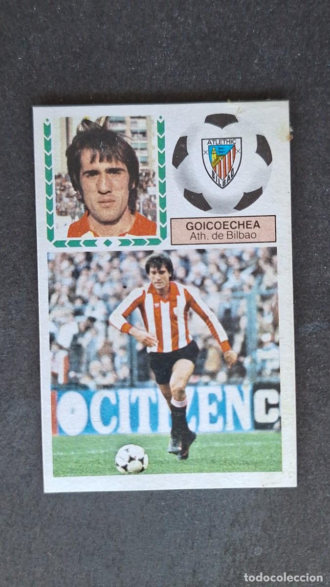 Fu&szlig;ball-Sticker: L4 GOICOECHEA ATHLETIC CLUB DE BILBAO LIGA ESTE 1983 1984 83 84 DESPEGADO RECUPERADO