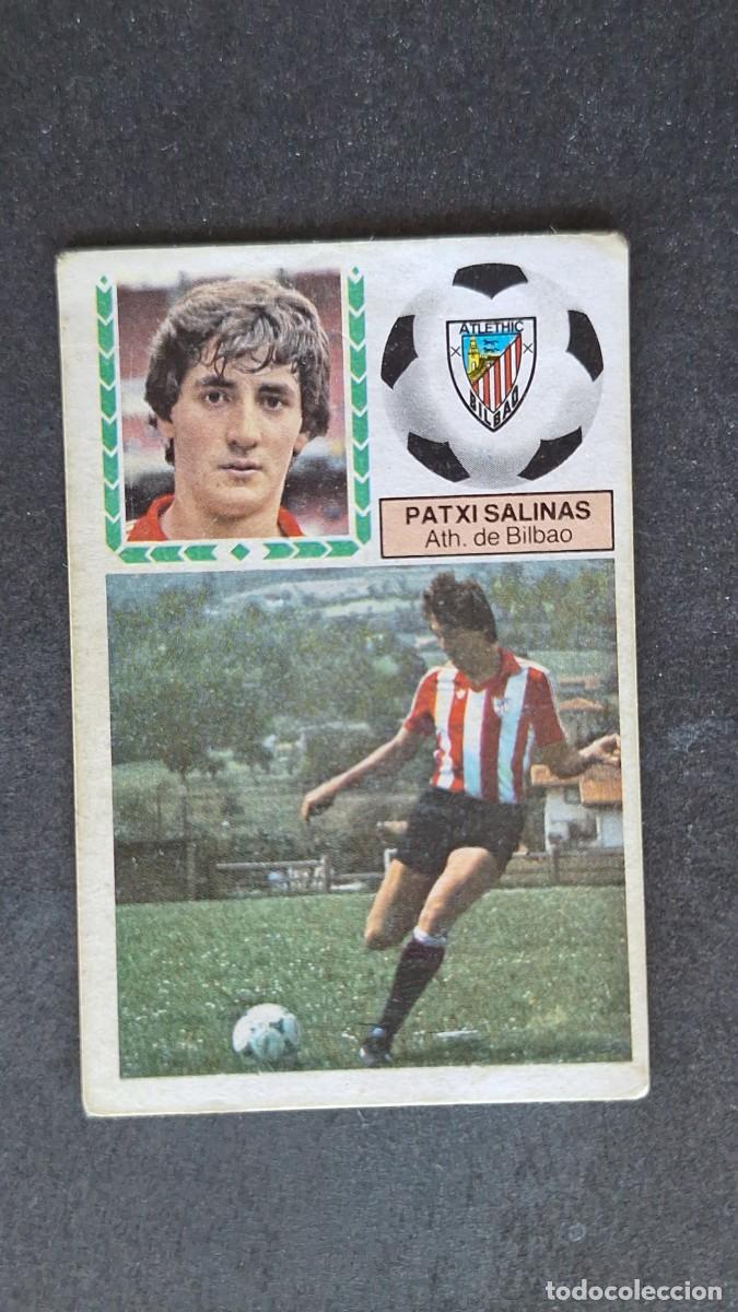 Fu&szlig;ball-Sticker: L4 PATXI SALINAS ATHLETIC CLUB DE BILBAO LIGA ESTE 1983 1984 83 84 DESPEGADO RECUPERADO