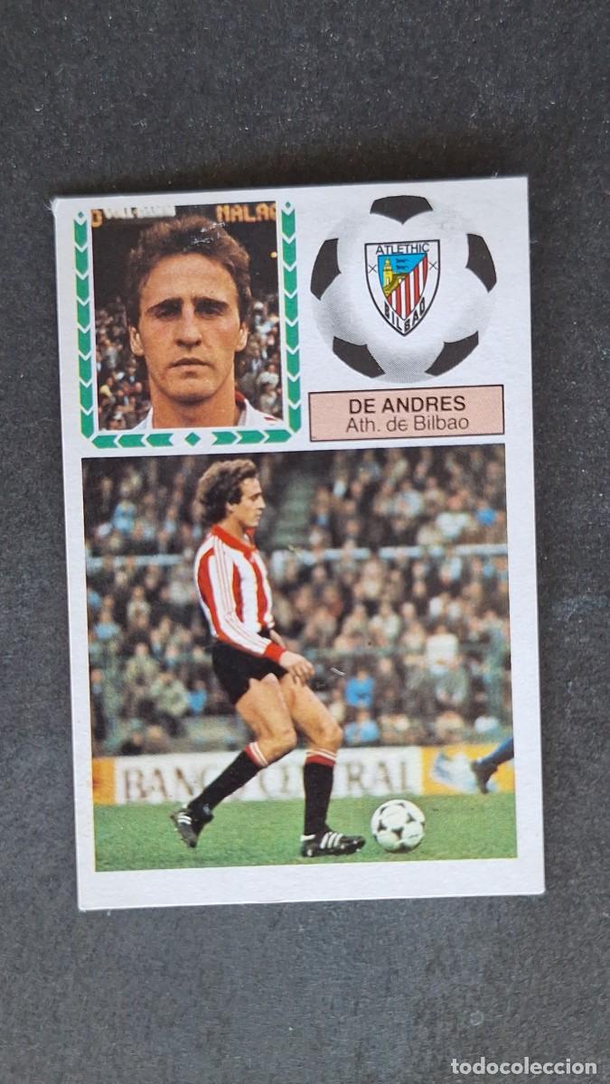 Fu&szlig;ball-Sticker: L4 DE ANDRES ATHLETIC CLUB DE BILBAO LIGA ESTE 1983 1984 83 84 DESPEGADO RECUPERADO