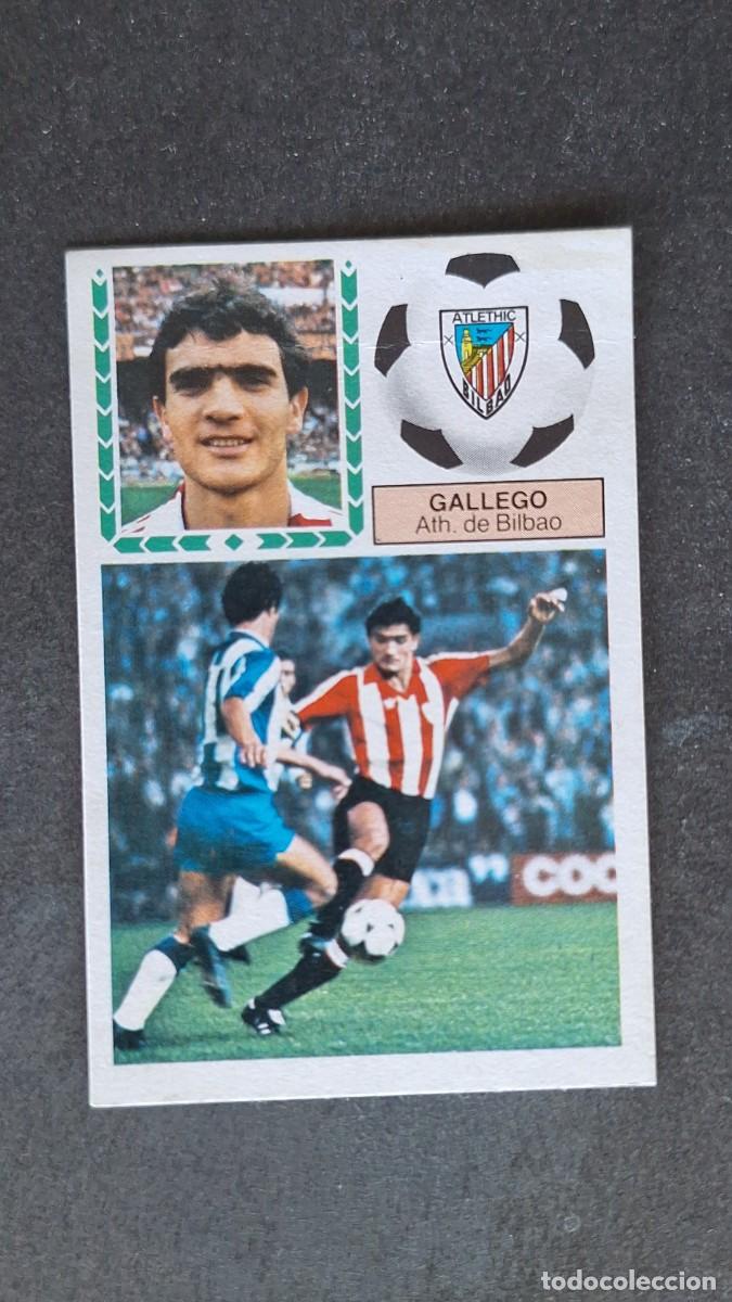 Football Stickers: L4 GALLEGO ATHLETIC CLUB DE BILBAO LIGA ESTE 1983 1984 83 84 DESPEGADO RECUPERADO