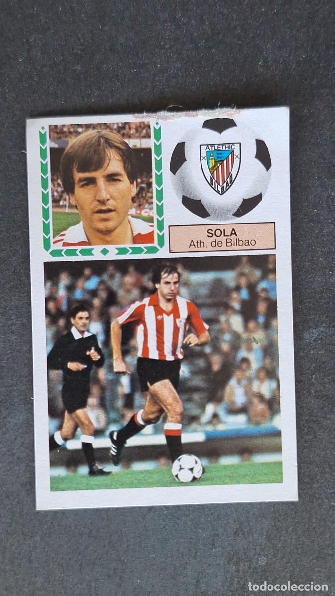 Football Stickers: L4 SOLA ATHLETIC CLUB DE BILBAO LIGA ESTE 1983 1984 83 84 DESPEGADO RECUPERADO