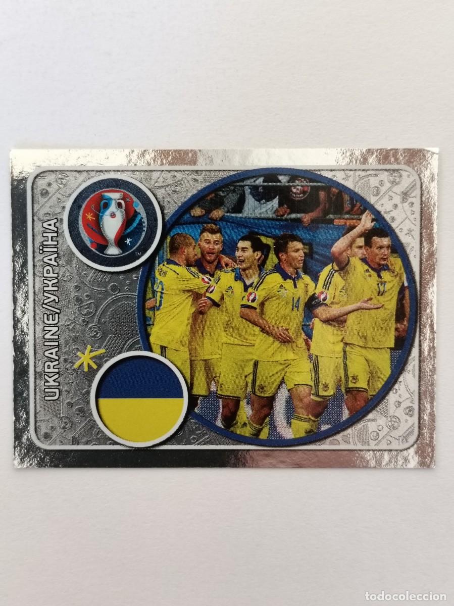 Football Stickers: #235 EQUIPO (UCRANIA) EURO FRANCIA 2016 PANINI