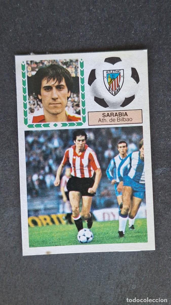 Football Stickers: L4 SARABIA ATHLETIC CLUB DE BILBAO LIGA ESTE 1983 1984 83 84 DESPEGADO RECUPERADO