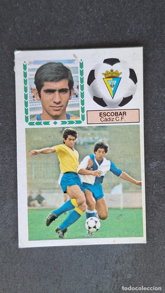 Cromos de F&uacute;tbol: L4 ESCOBAR CADIZ C. F. LIGA ESTE 1983 1984 83 84 DESPEGADO RECUPERADO