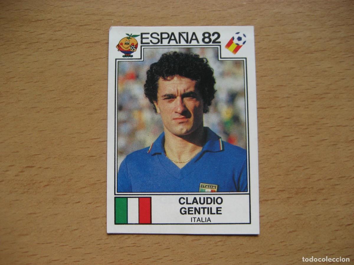 Cromos de F&uacute;tbol: ESPA&Ntilde;A 82 - N&ordm; 39 GENTILE - ITALIA - PANINI
