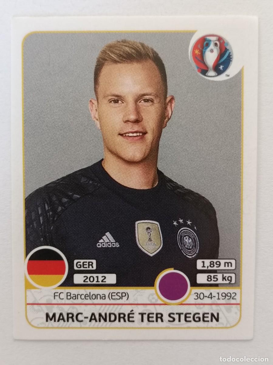 Football Stickers: #242 MARC-ANDRE TER STEGEN (ALEMANIA) EURO FRANCIA 2016 PANINI