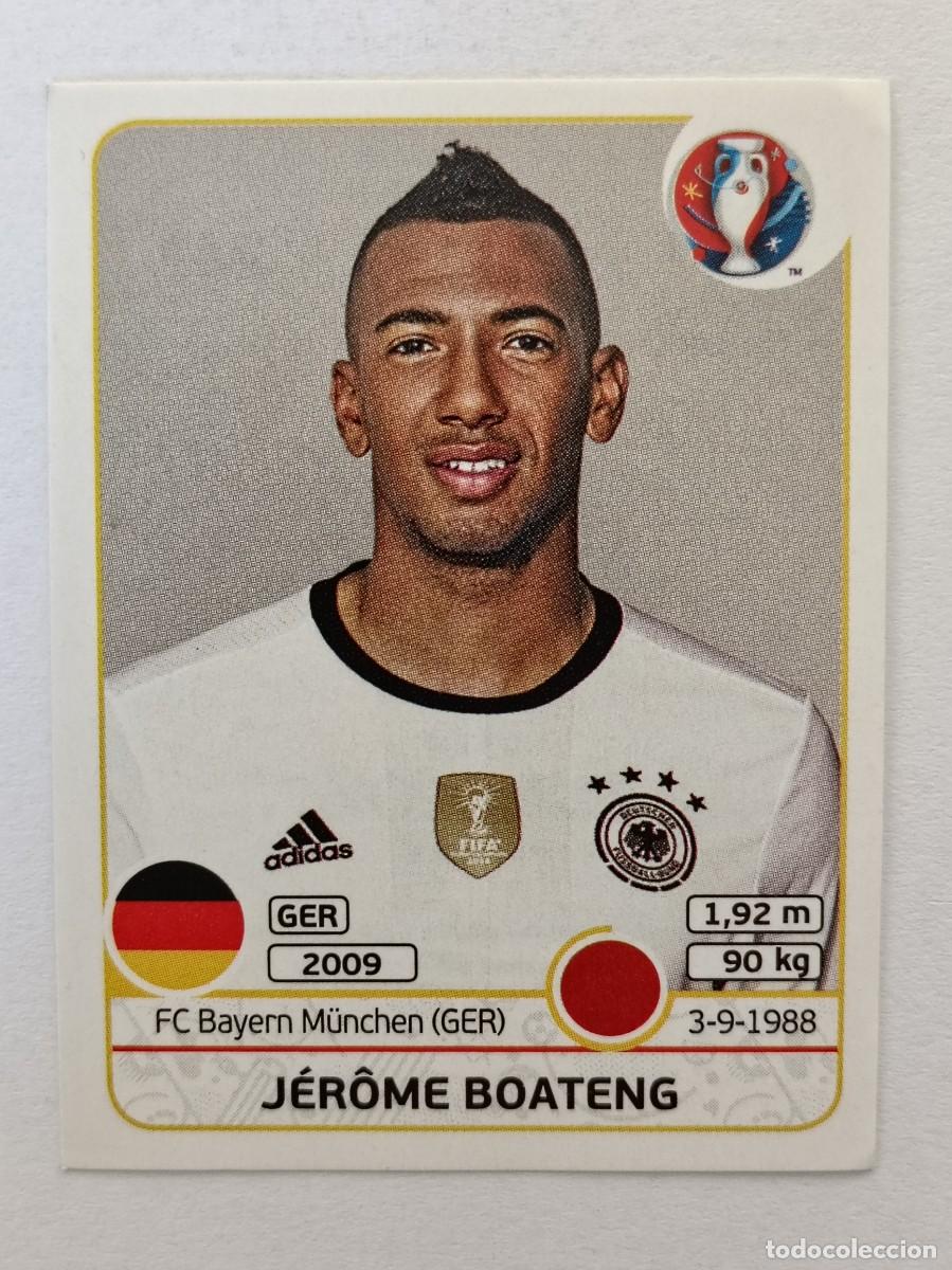 Football Stickers: #243 JEROME BOATENG (ALEMANIA) EURO FRANCIA 2016 PANINI