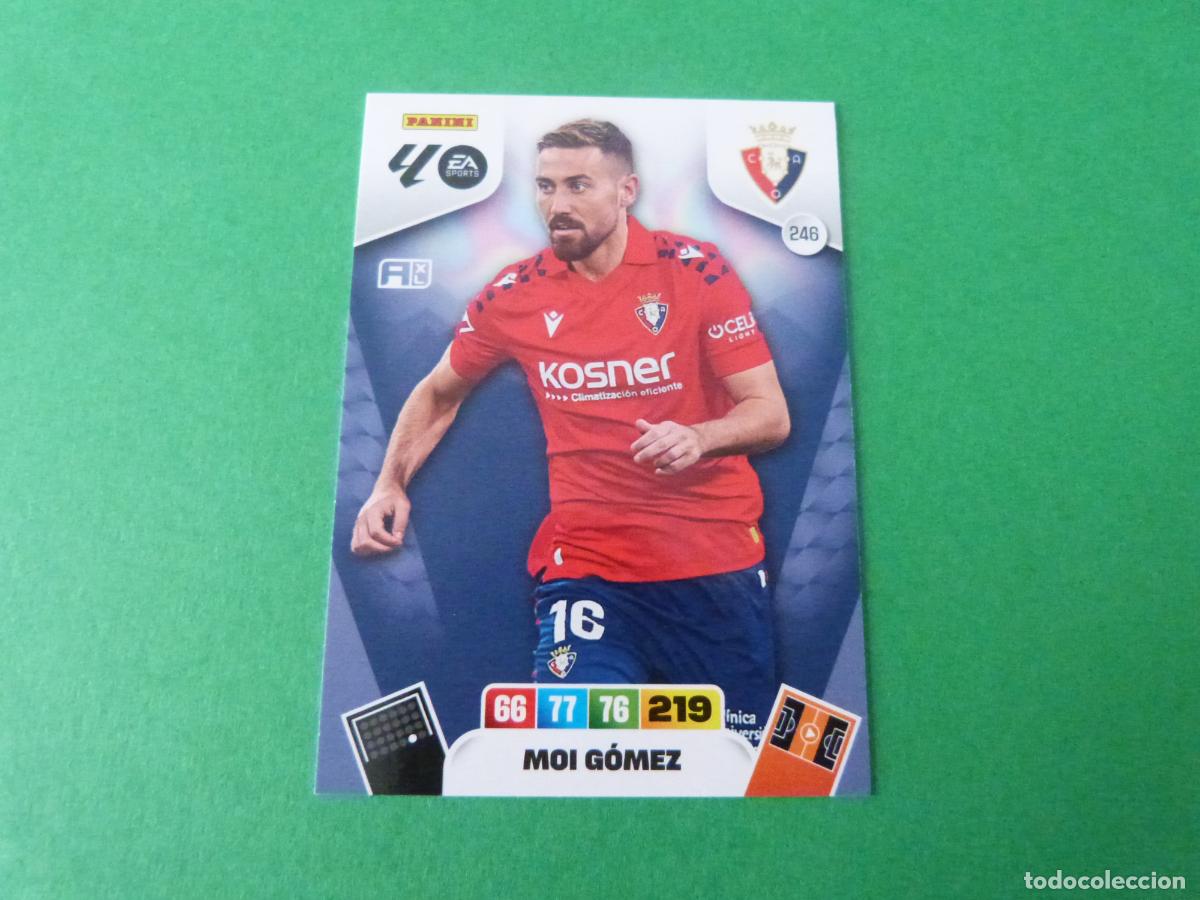 Cromos de F&uacute;tbol: TRADING CARD FUTBOL MOI GOMEZ AT. OSASUNA N&ordm; 246 LIGA ADRENALYN XL 2025-2026/25-26 PANINI
