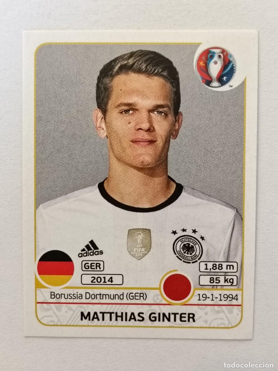 Cromos de F&uacute;tbol: #245 MATTHIAS GINTER (ALEMANIA) EURO FRANCIA 2016 PANINI